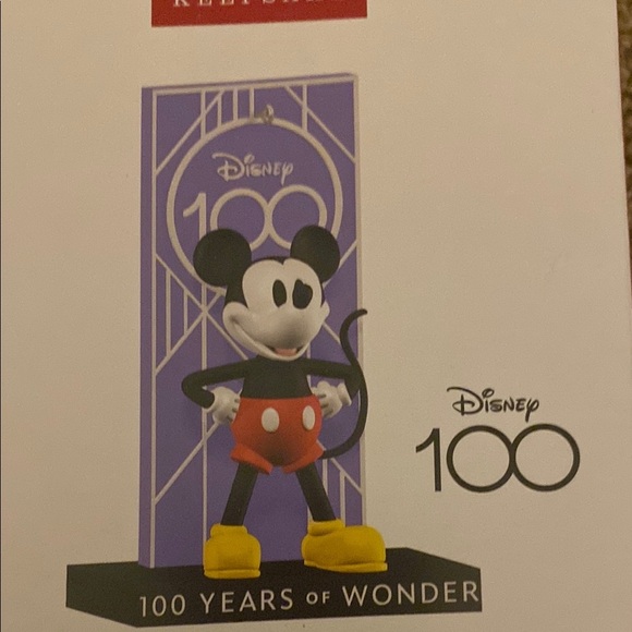 Hallmark Disney 100 Years of Wonder Mickey Mouse Ornament - Picture 2 of 8